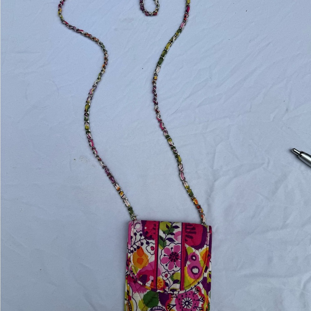 Vera Bradley Pink Floral Quilted Crossbody